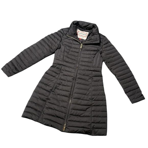 Hunter Refined Down Coat Black Size Small - Picture 5 of 15